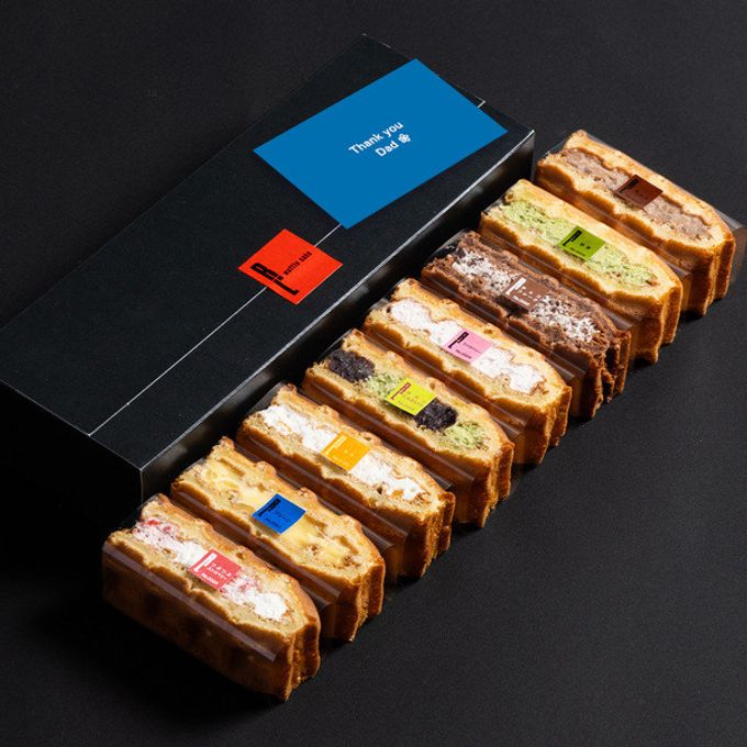 【送料無料】【ワッフル・ケーキの店R.L（エール・エル）】 父の日カード付ワッフルケーキ8種セット 父の日2025 1