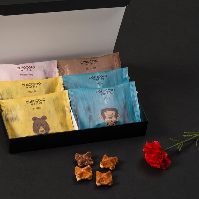 【送料無料】 アーティフィシャルフラワー付コロコロワッフル パック6袋  1
