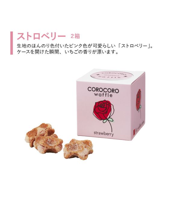 【送料無料】【ワッフル・ケーキの店 R.L（エール・エル）】コロコロワッフルキューブ9個セット（rose）  4