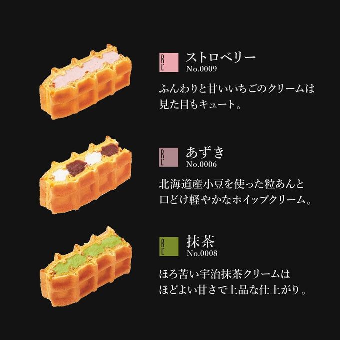 【送料無料】ローズ付ワッフルケーキ6種 誕生日パッケージ【イエロー】 3