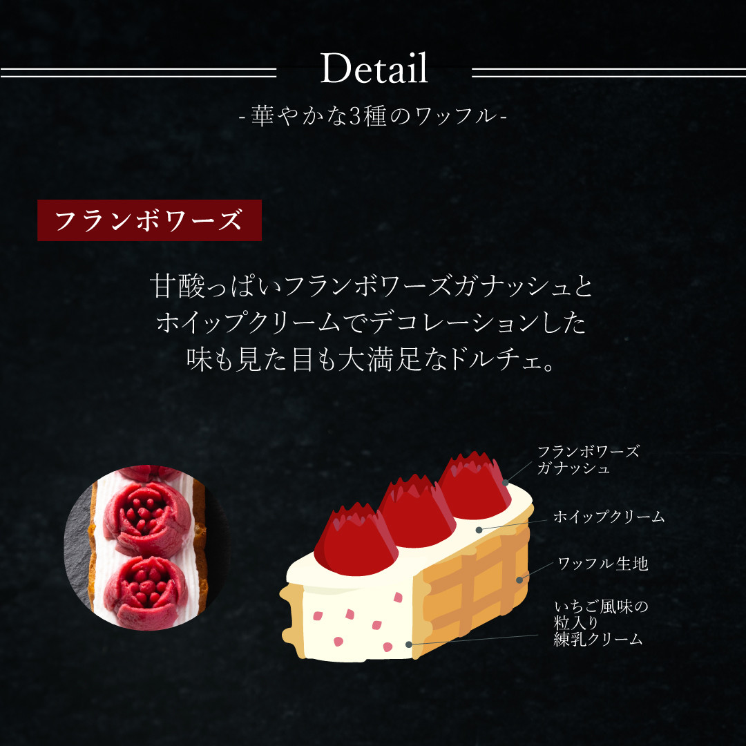 リーメント　ハートのスイーツ　ワッフルパーティー　かわいい　レア 甘酸っぱくてちょっぴりほろ苦いハートワッフル&ムースケーキを