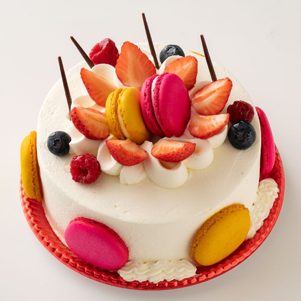 【西内花月堂】 マカロンケーキ 5号(直径約15cm) 3