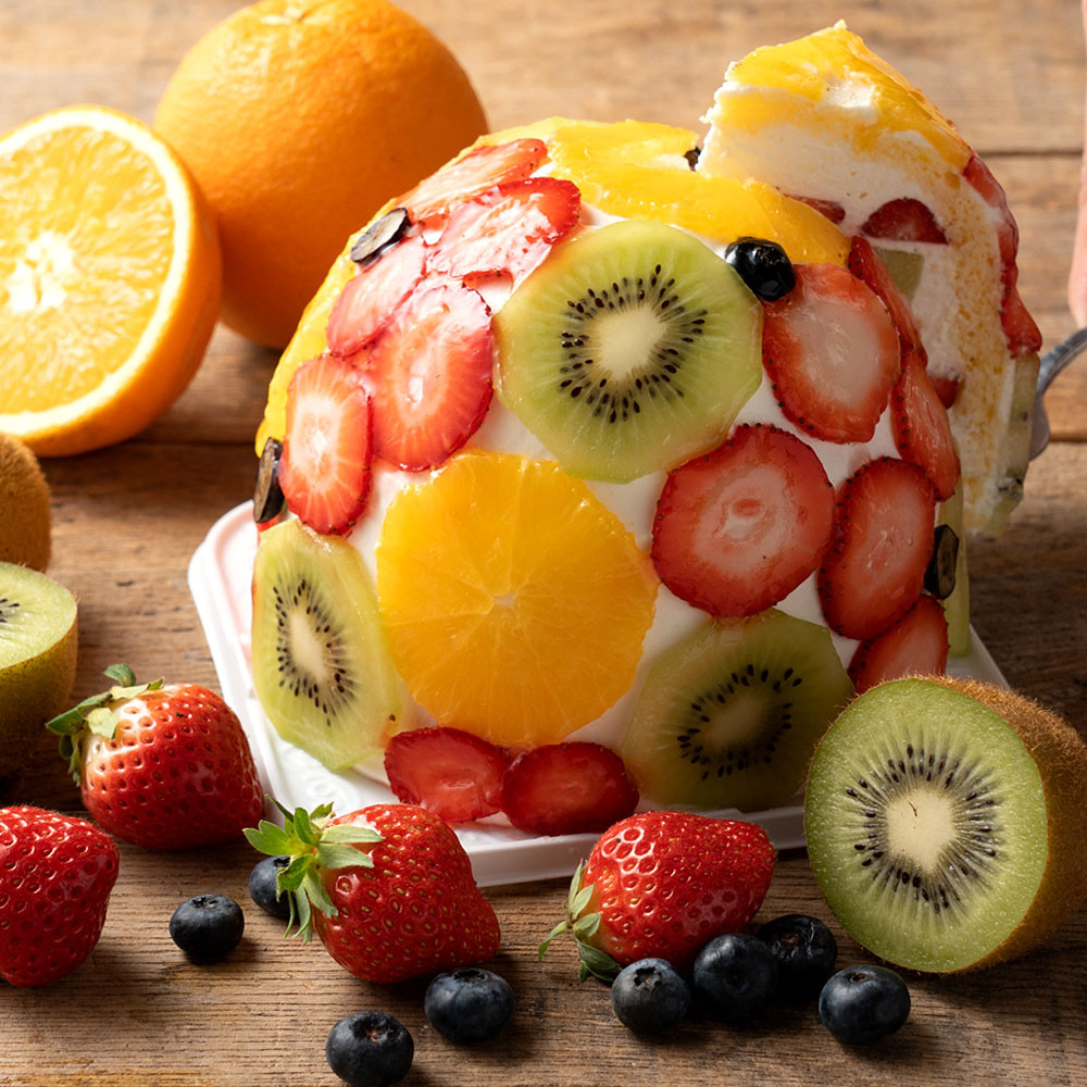 販売停止中】「果実園」驚き4号サイズのフルーツズコット【大浜