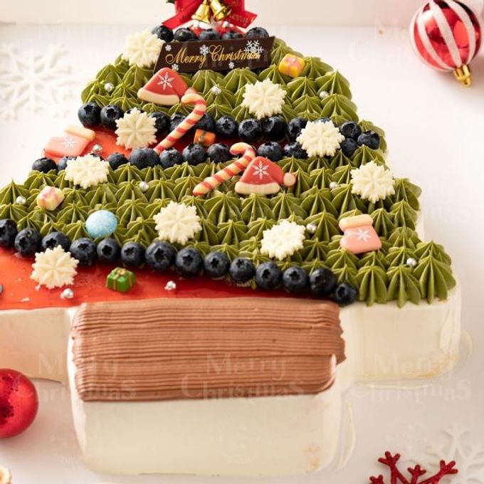 クリスマスケーキ Papa Noel (パパノエル) 特大サイズ クリスマスツリーケーキ クリスマス2021 【大浜スイーツアカデミー】 4