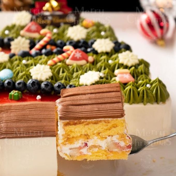 クリスマスケーキ Papa Noel (パパノエル) 特大サイズ クリスマスツリーケーキ クリスマス2021 【大浜スイーツアカデミー】 3