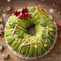 クリスマスケーキ Festivity Ｗreath (フェスティヴィティーリース) 6号 クリスマス2021  【大浜スイーツアカデミー】