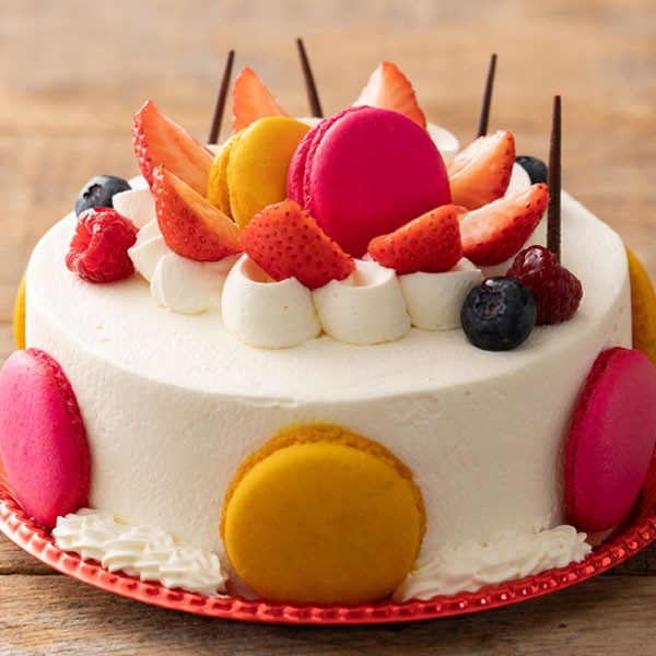 【西内花月堂】 マカロンケーキ 5号(直径約15cm) 1