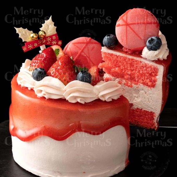 【西内花月堂】クリスマスケーキ Rouge Noel (ルージュ ノエル) 4号 クリスマス2021  2
