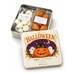 黒猫のハロウィン焼き菓子缶（バターキャラメルシューケット・メレンゲクッキー） 2
