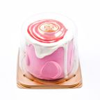 ぷるんふわもち シフォンケーキ 「シュシュモフォン」１台＜ストロベリー＞誕生日 デコレーションケーキ 5