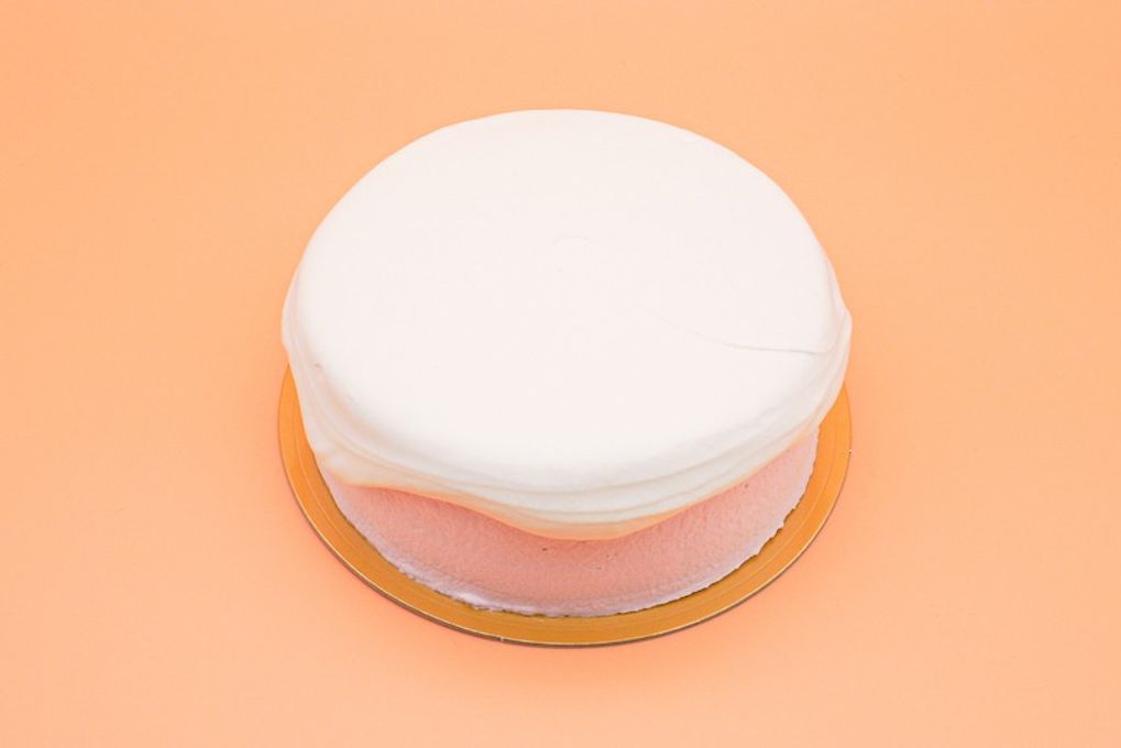 すっぴんケーキS™️ ジェノワーズデコレーションケーキ「ストロベリー」  ※フルーツトッピングなし 5号サイズ【冷凍便】 4