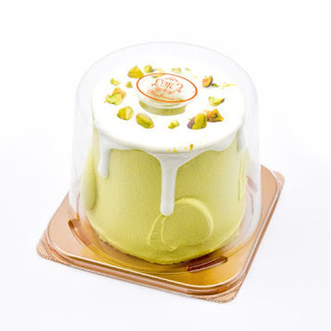 ぷるんふわもち シフォンケーキ 「シュシュモフォン」１台＜ピスタチオ＞誕生日 デコレーションケーキ 4