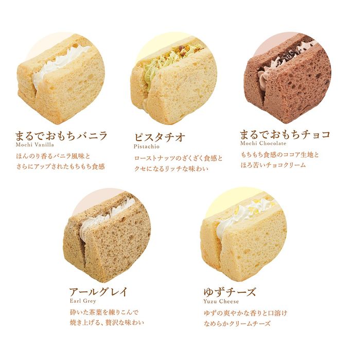 2025リニューアル！もちもち小麦シフォンケーキ「モフォン」アソートセット《10個入》 6
