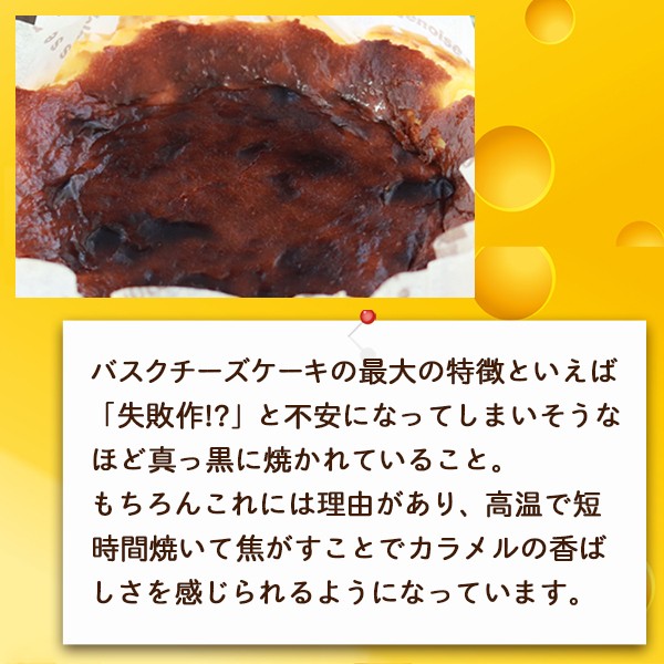 【ブールミッシュ】バスク風チーズケーキ 5号 3