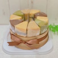 【Deco Sweets】グルテンフリー米粉シフォンケーキバラエティーセット 10個セット 