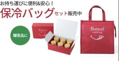 神業と言われた “ボーノプリン”  【大切な方への贈り物へ】贈り物、内祝い、季節のイベントに 熨斗対応 保冷バック付き 