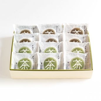 煎茶・ほうじ茶クリーム大福セット 12個入