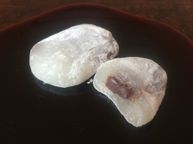 福井銘菓 羽二重餅 恐竜のおなか【ちょこ包み】 1箱8個入（パッケージ茶） 4