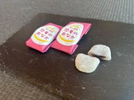 福井銘菓 羽二重餅 恐竜のおなか【あん包み】 1箱8個入（パッケージ赤） 3