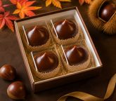 【お月見・中秋の名月】11月末までの販売予定 栗名月 4個入1箱 2