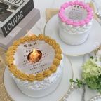 ◻︎燃える演出♪ バーンアウェイ 表彰状ケーキ 3号《選べる12色｜センイルケーキ｜韓国｜サプライズ》 2