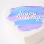 ☆Custom Cake Maker☆カスタマイズケーキ｜ハート形｜ペイント 5号 3