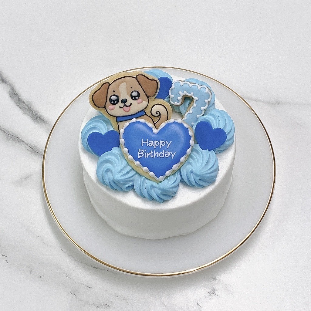 お好きなイラストの手書きクッキー付き♪ セミオーダーハート