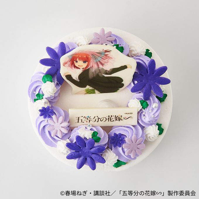 「五等分の花嫁∽」中野二乃 オリジナルケーキ 3