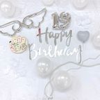 〈バルーン〉バースデーバルーンセット【シルバー】❤︎ 選べる9色˚✧₊⁎ 10