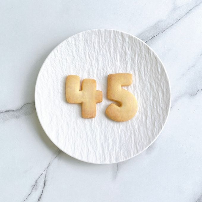 □プレーン数字クッキー 6枚《お好きにデザイン♪》 5