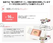 ◻︎プチフラワーセンイルケーキ◌꙳✧ 4号《小花柄｜センイルケーキ｜選べる9色｜お好きなメッセージ✧》 3