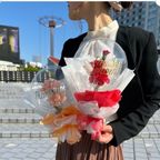 〈バルーン〉母の日バルーンブーケ❤︎ お花の色は全5色から選べます♪  4