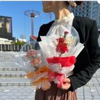 〈バルーン〉母の日バルーンブーケ❤︎ お花の色は全5色から選べます♪ 4