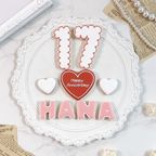 ◻︎パーティーアイシングクッキーセット No.1 ＼これひとつで誕生日・記念日から推し活まで♪／《全9色｜お好きなアルファベットや数字｜プリントクッキー｜オリジナルメッセージ可》アルファベットまたは数字：1枚 3