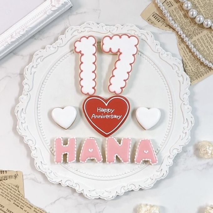 ◻︎パーティーアイシングクッキーセット No.1 ＼これひとつで誕生日・記念日から推し活まで♪／《全9色｜お好きなアルファベットや数字｜プリントクッキー｜オリジナルメッセージ可》アルファベットまたは数字：1枚 3