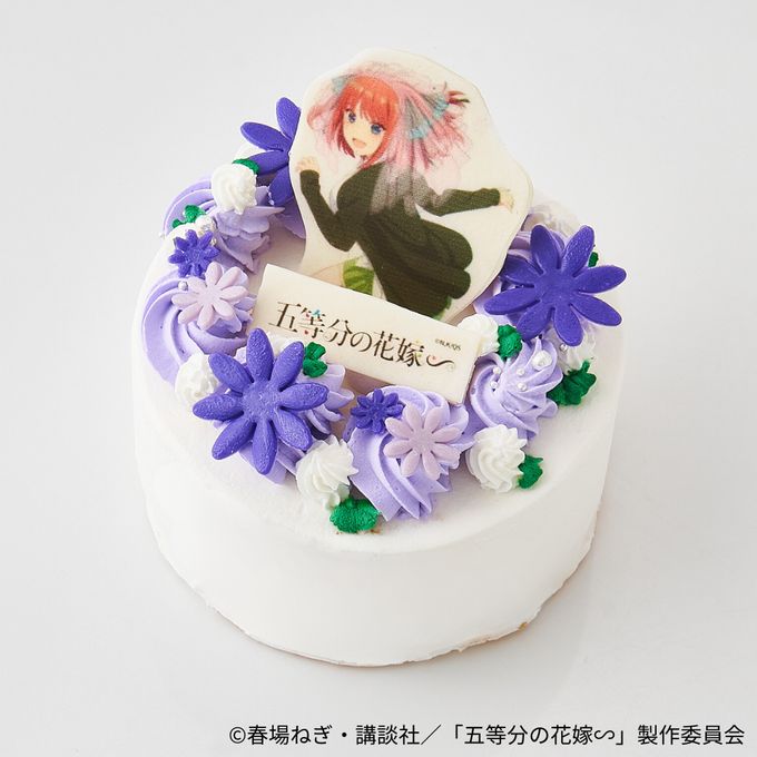 「五等分の花嫁∽」中野二乃 オリジナルケーキ 2