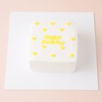 ☆Custom Cake Maker☆カスタマイズケーキ｜四角形｜プチハート 3号 1