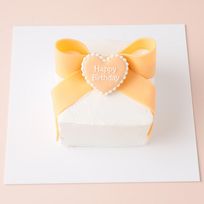 ☆Custom Cake Maker☆カスタマイズケーキ｜四角形｜リボン 5号