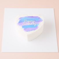 ☆Custom Cake Maker☆カスタマイズケーキ｜ハート形｜ペイント 4号