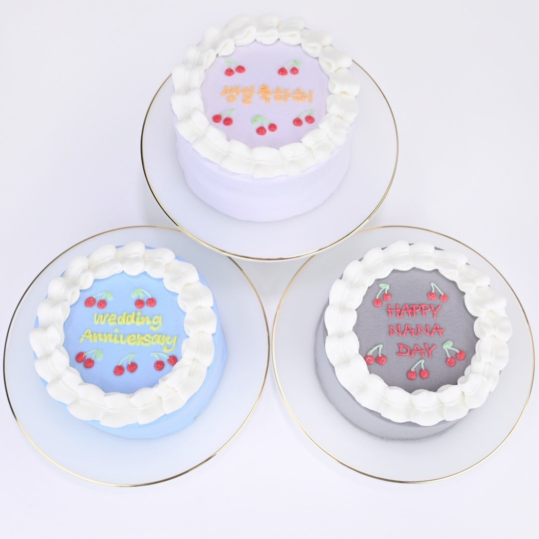 ケーキ BIGハートセンイルケーキ❤︎ 4号《選べる9色｜ハート｜お好きな