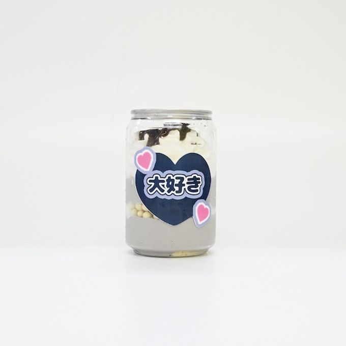 選べる8色！うちわ文字のオリジナルシールで推し活！メッセージ推しケーキ缶 9