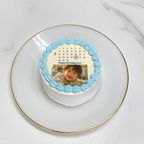 ◻︎お好みの写真で作るカレンダーケーキ 3号《選べる9色｜韓国｜誕生日｜記念日｜写真ケーキ｜プリントケーキ｜お好きなメッセージと日付♪》 6