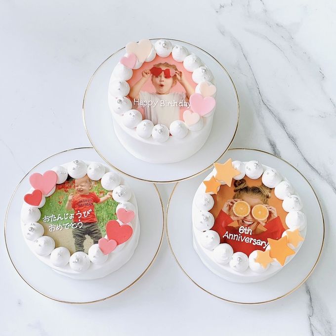 ◯写真ケーキ 4号《選べる9色｜プリントケーキ｜バースデーケーキ｜記念日などのお祝いに♪》 3