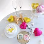 〈バルーン〉ハート付き❤︎ アルファベットバルーン＆プリントクッキーセット˚✧₊⁎ 3