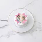 ◻︎ミニリボントッピング付き 写真ケーキ 3号《選べる9色｜プリントケーキ｜お好きな写真とメッセージ✧》 5