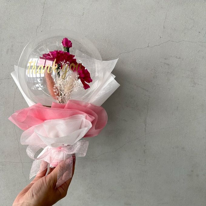 〈バルーン〉母の日バルーンブーケ❤︎ お花の色は全5色から選べます♪  8
