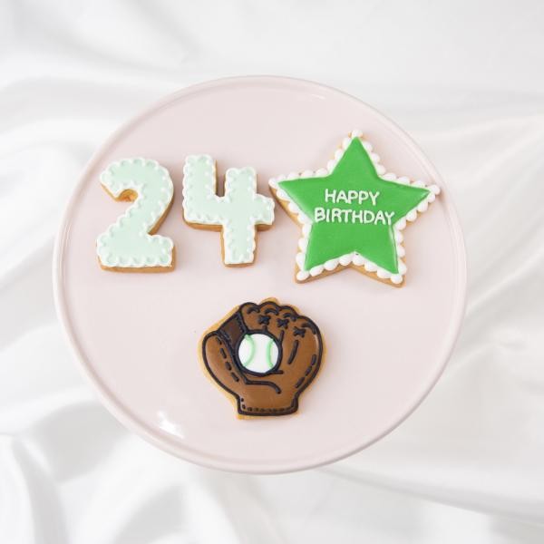 頂いた画像から製作♡お好きなデザインの手書きクッキー付♪＋数字&プレート（選べる8色♪）イラスト 写真 キャラクター ケーキに乗せるだけでオリジナルケーキの完成♪ 7