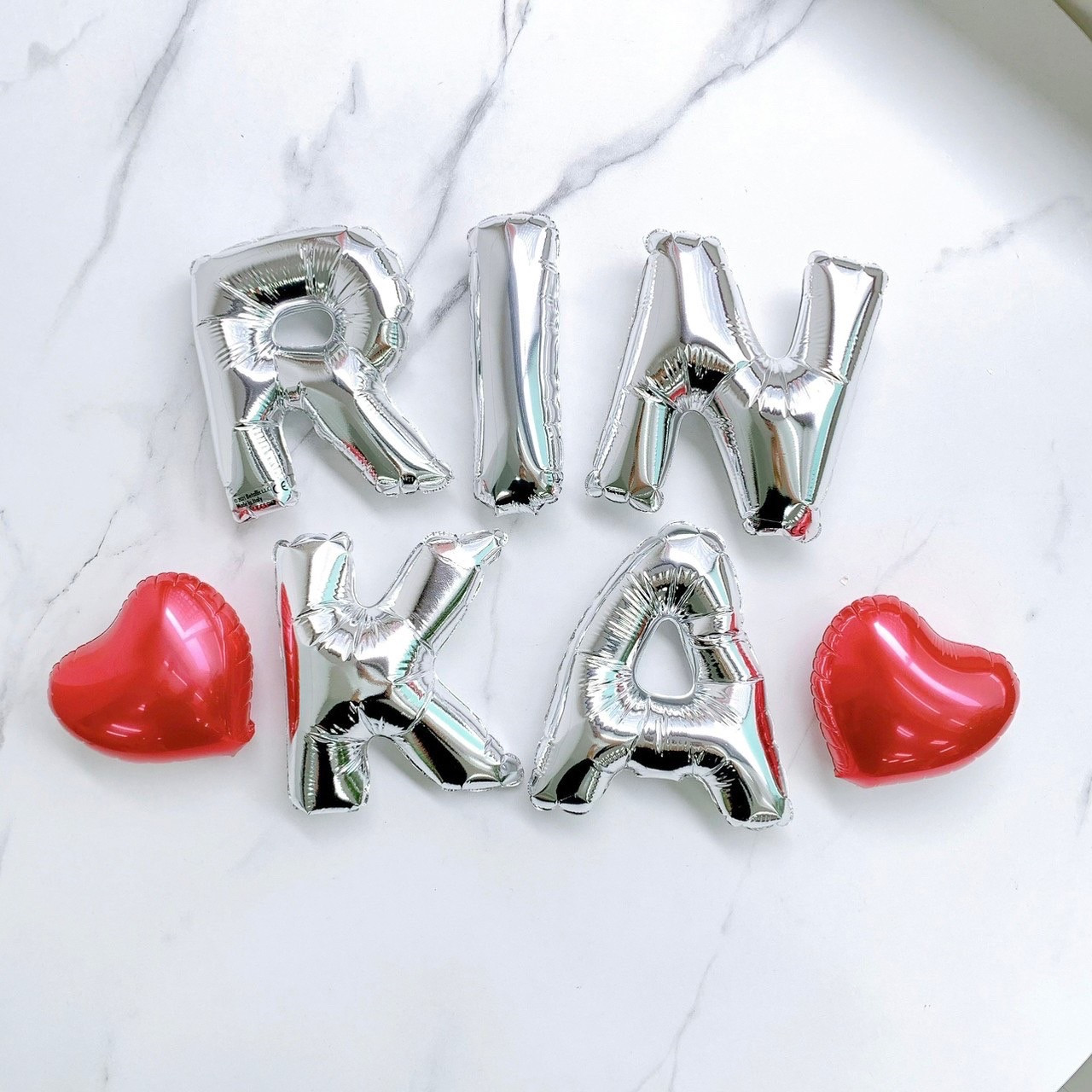 バルーン〉ハート付き❤︎ アルファベットバルーン˚✧₊⁎〈1文字から
