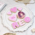◻︎パーティーアイシングクッキーセット No.2 ＼これひとつで誕生日・記念日から推し活まで♪／《全9色｜お好きなアルファベットや数字｜プリントクッキー｜オリジナルメッセージ可》アルファベットまたは数字：1枚 2