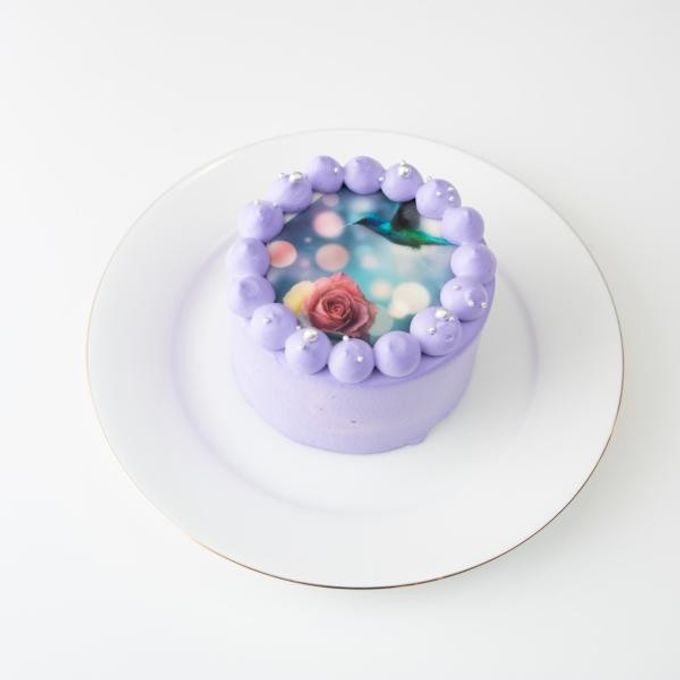 ◯パステルカラー写真ケーキ♪ 3号《選べる8色｜プリントケーキ｜センイルケーキ｜誕生日や記念日などのお祝いに♪》 8